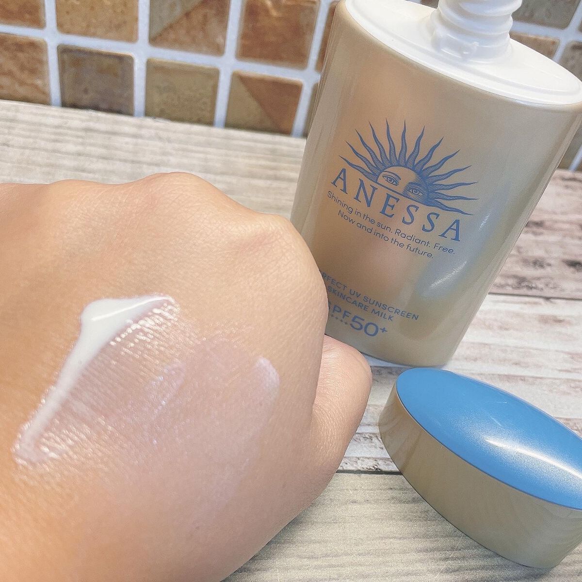 パーフェクトUV スキンケアミルク N/アネッサ/日焼け止め・UVケアを使ったクチコミ(3枚目)