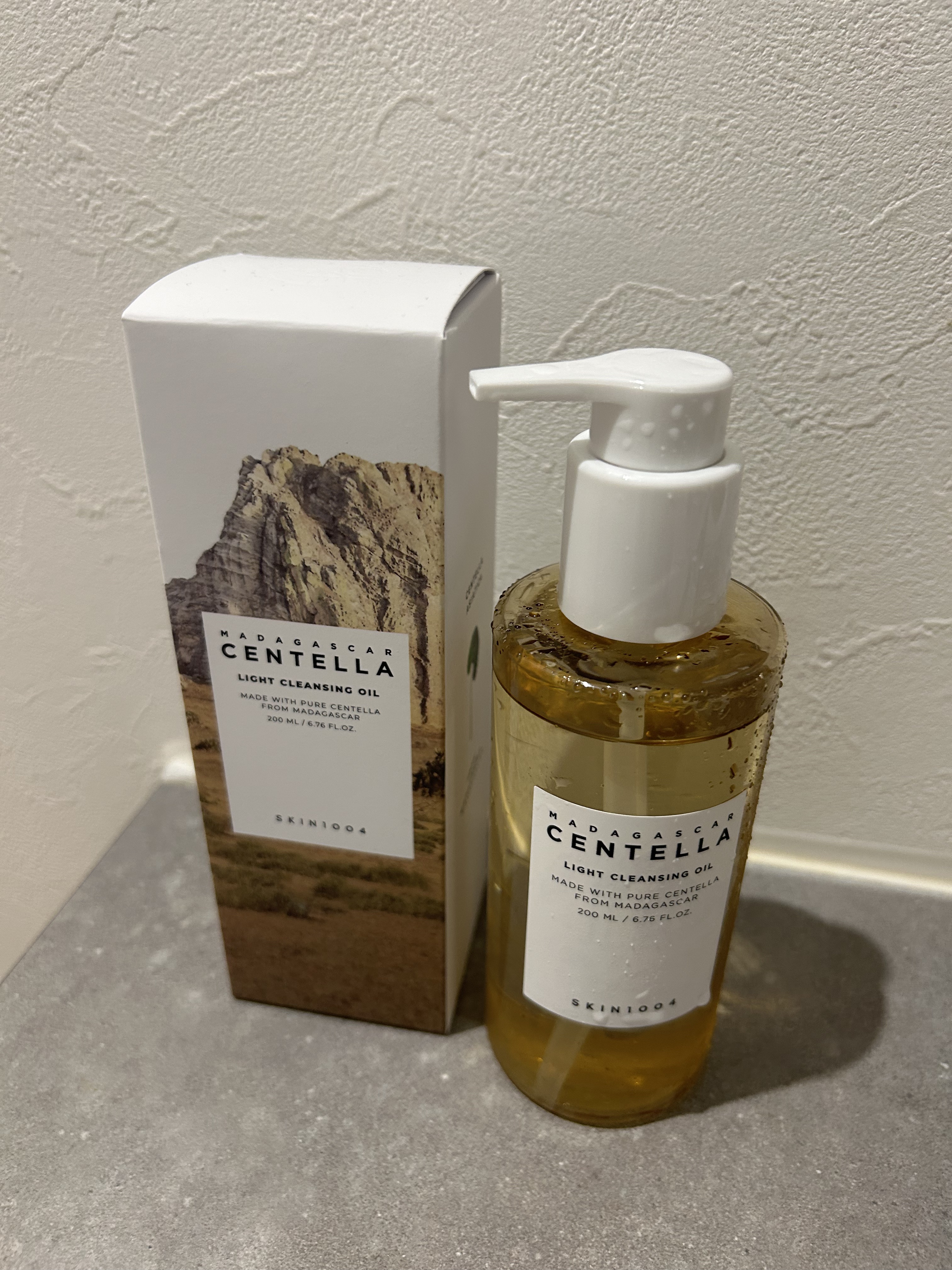 センテラ ライトクレンジングオイル/SKIN1004/オイルクレンジングを使ったクチコミ（1枚目）