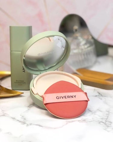 GIVERNY 密着カバークッションのクチコミ「GIVERNY
ꕤ密着カバークッション
SPF40 PA++

＼持続、密着、カバー／

リニ.....」（2枚目）