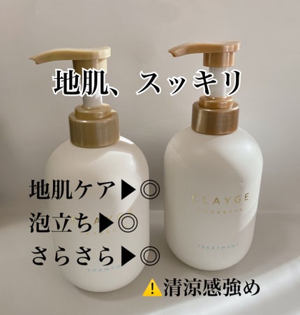シャンプー/トリートメント SR/CLAYGE/市販シャンプーを使ったクチコミ(3枚目)