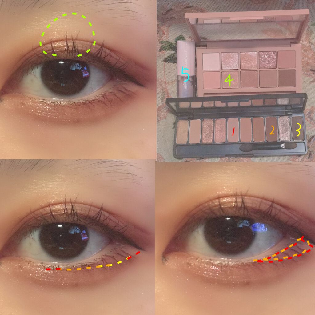 プレイカラー アイシャドウ/ETUDE/アイシャドウパレットを使ったクチコミ（3枚目）