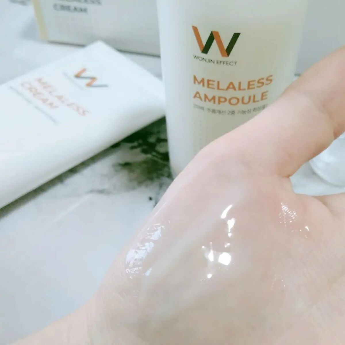 MELALESS CREAM/WONJIN EFFECT/フェイスクリームを使ったクチコミ（3枚目）