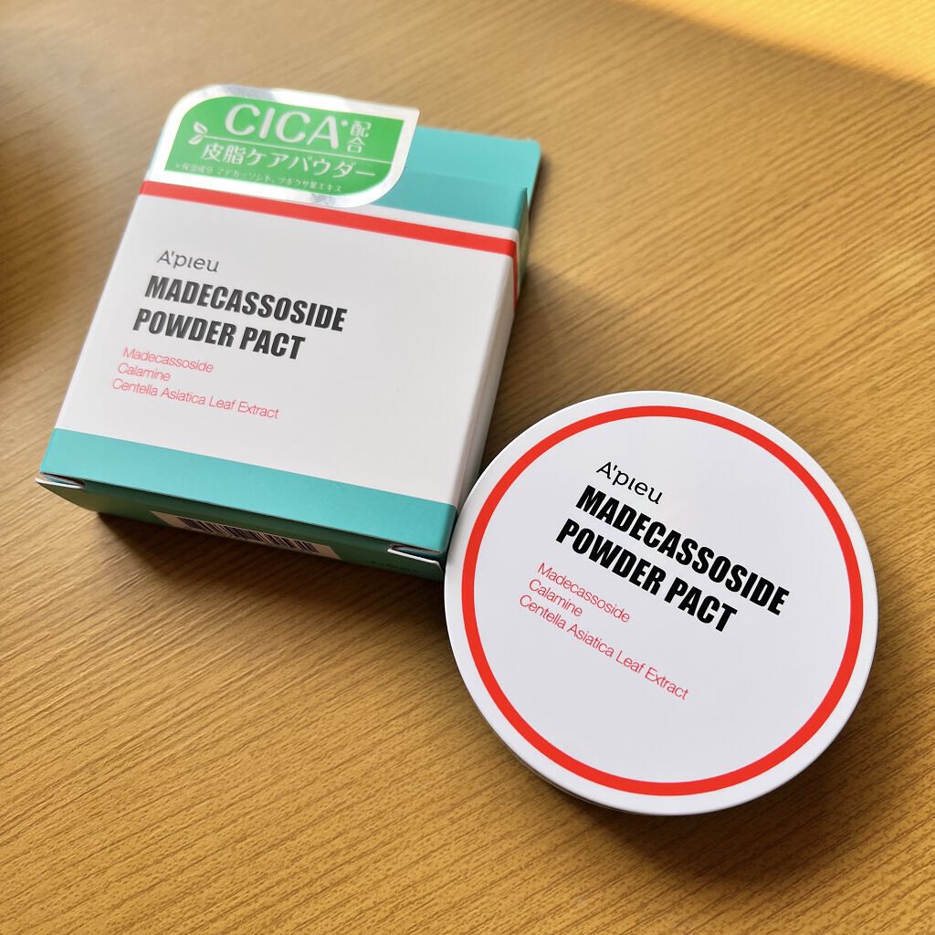マデカソ　パウダーパクト/A’pieu/プレストパウダーを使ったクチコミ（2枚目）