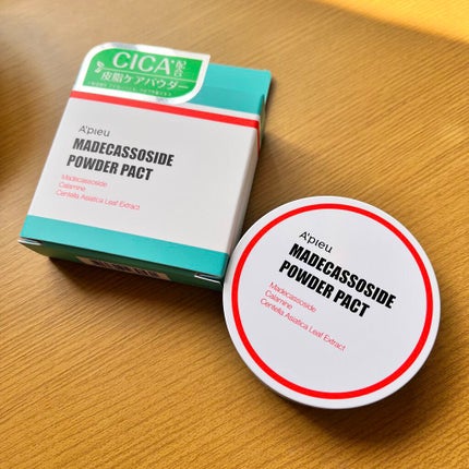 マデカソ パウダーパクト/A’pieu/プレストパウダーを使ったクチコミ(2枚目)