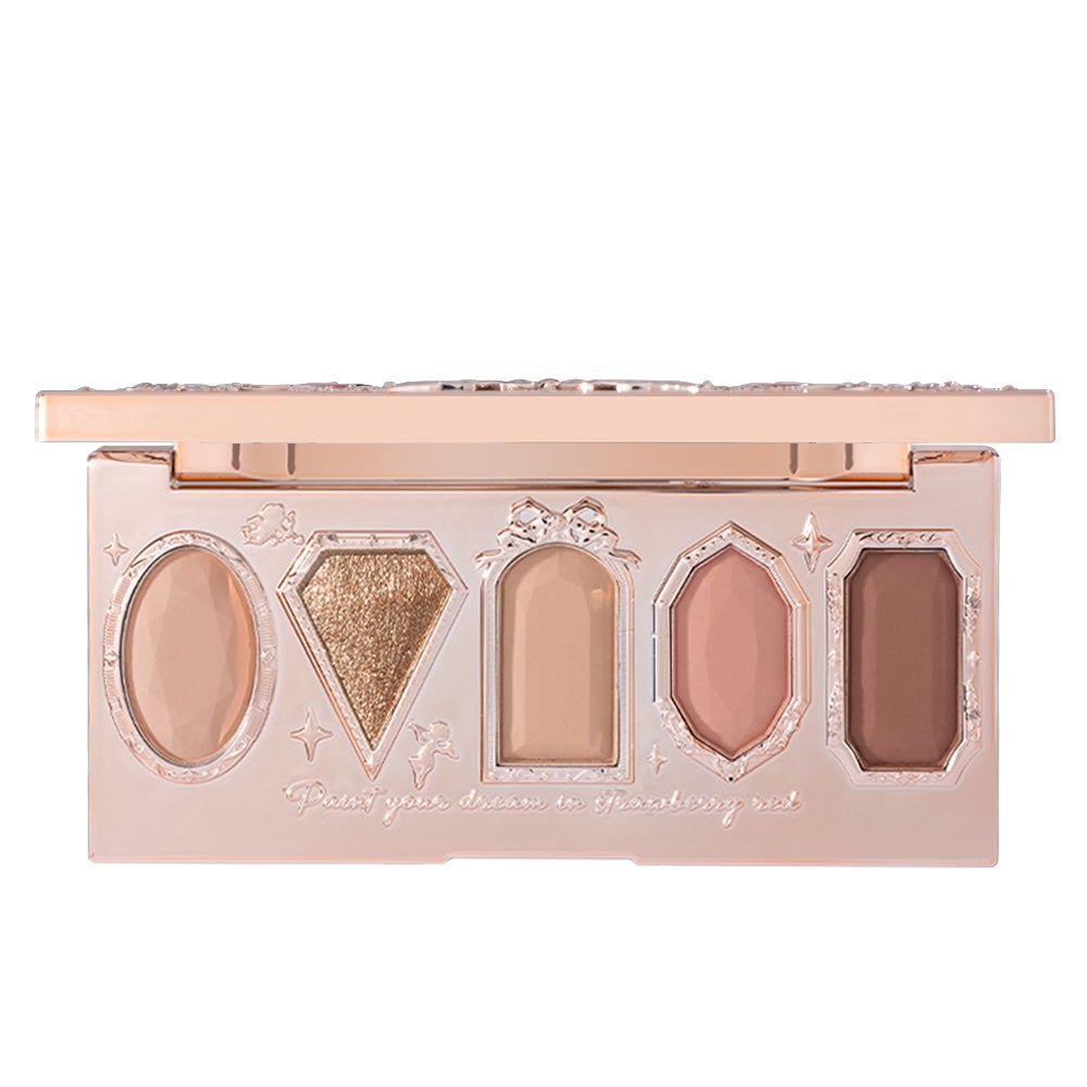 ストロベリーロココ アイシャドウパレット/FlowerKnows/アイシャドウパレットを使ったクチコミ(4枚目)