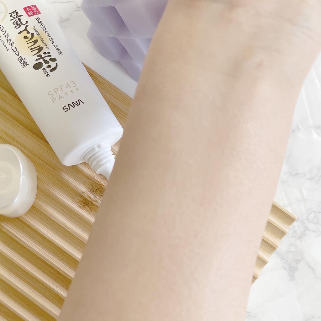 リンクルUV乳液/なめらか本舗/日焼け止めミルクを使ったクチコミ（3枚目）