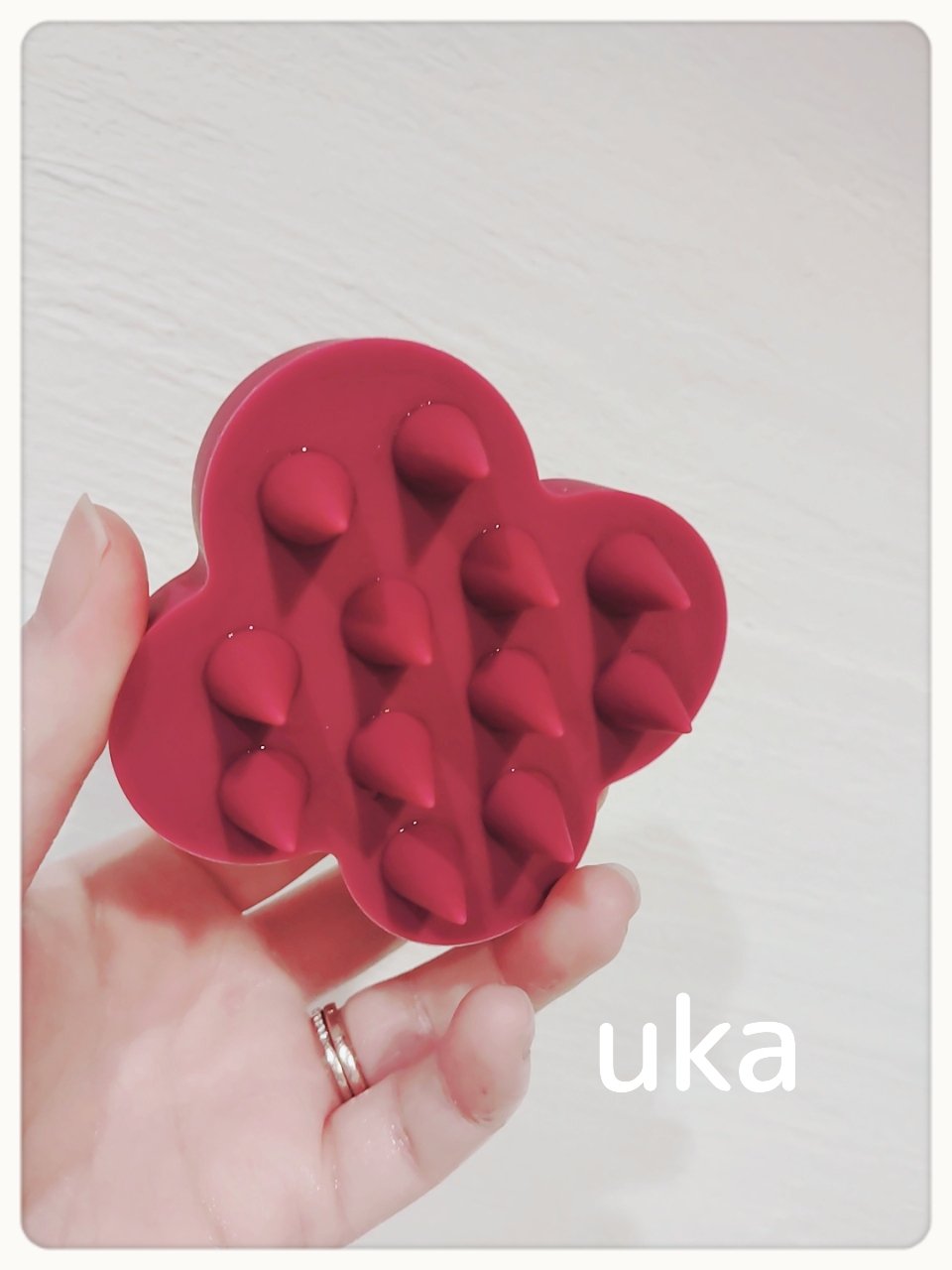 uka scalp brush kenzan uka scalp brush kenzan soft/uka/スカルプブラシを使ったクチコミ（1枚目）