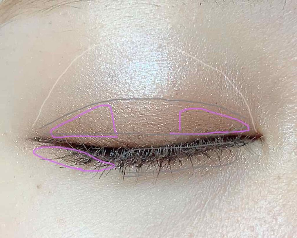 UR GLAM　BLOOMING EYE COLOR PALETTE/U R GLAM/アイシャドウパレットを使ったクチコミ（2枚目）