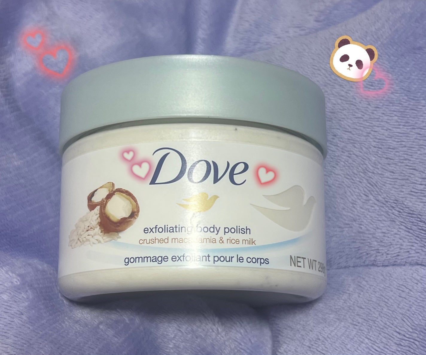 クリーミーボディスクラブ マカダミア&ライスミルク/ダヴ/ボディスクラブを使ったクチコミ(1枚目)