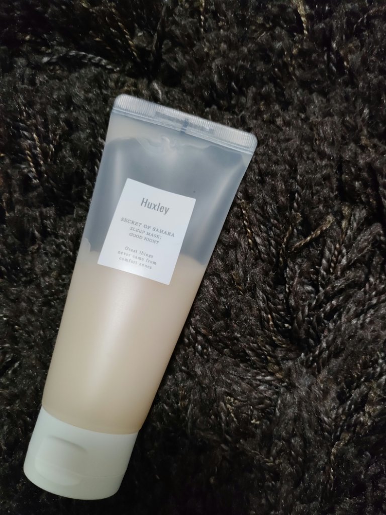 スリープマスク；グッドナイト/Huxley/洗い流すパック・マスクを使ったクチコミ（1枚目）