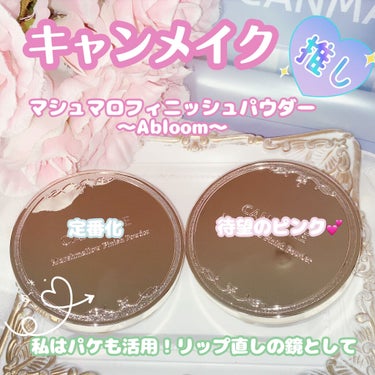 マシュマロフィニッシュパウダー　～Abloom～/キャンメイク/プレストパウダーを使ったクチコミ（1枚目）