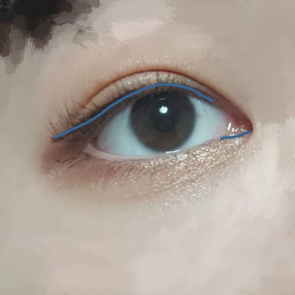 ラスティングリキッドライナー/キャンメイク/リキッドアイライナーを使ったクチコミ(2枚目)