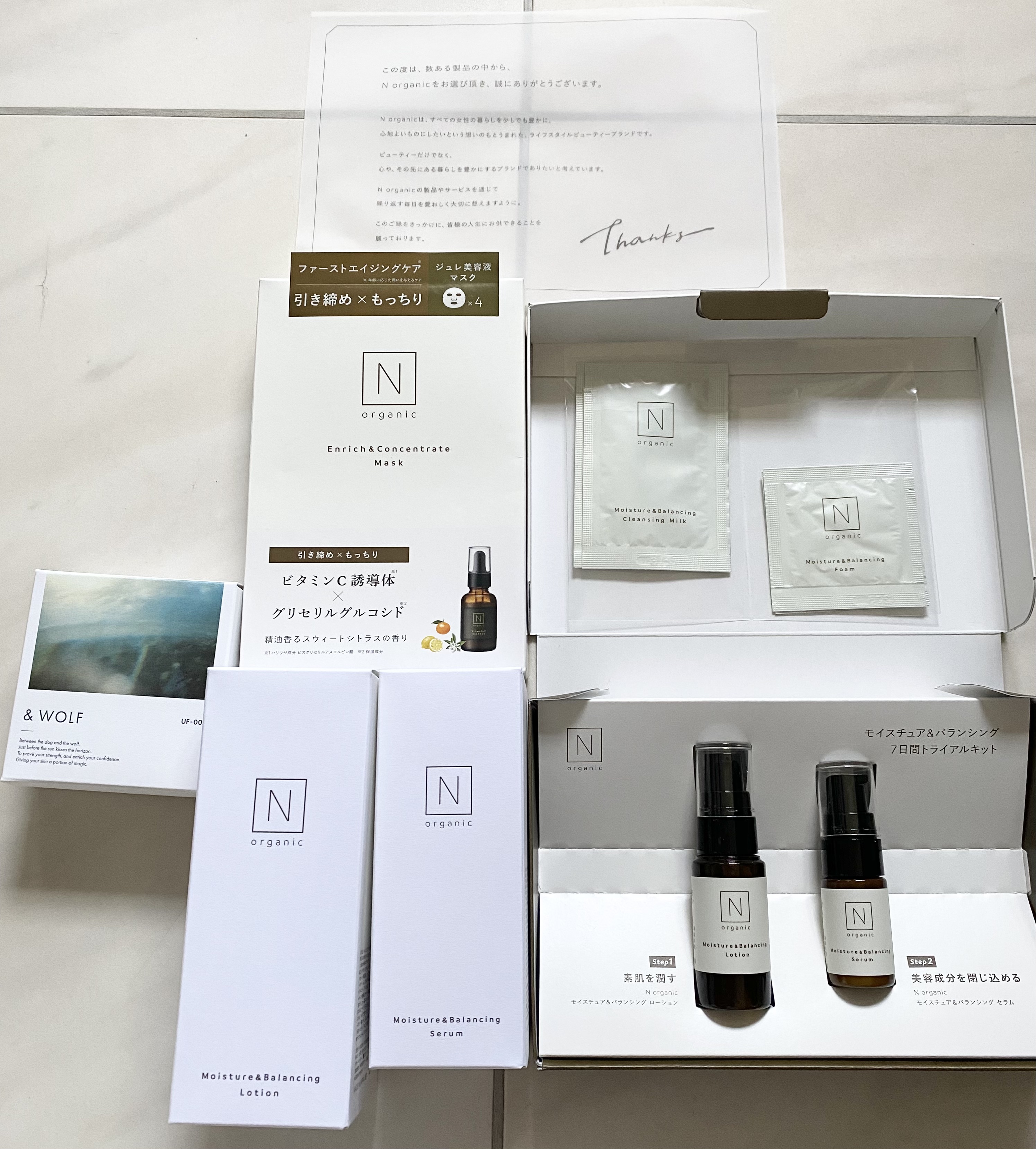 モイスチュア＆バランシング トライアルキット/Ｎ organic/トライアルキットを使ったクチコミ（2枚目）