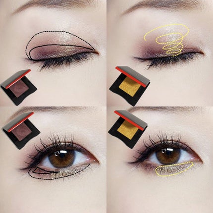 ポップ パウダージェル アイシャドウ/SHISEIDO/単色アイシャドウを使ったクチコミ(4枚目)