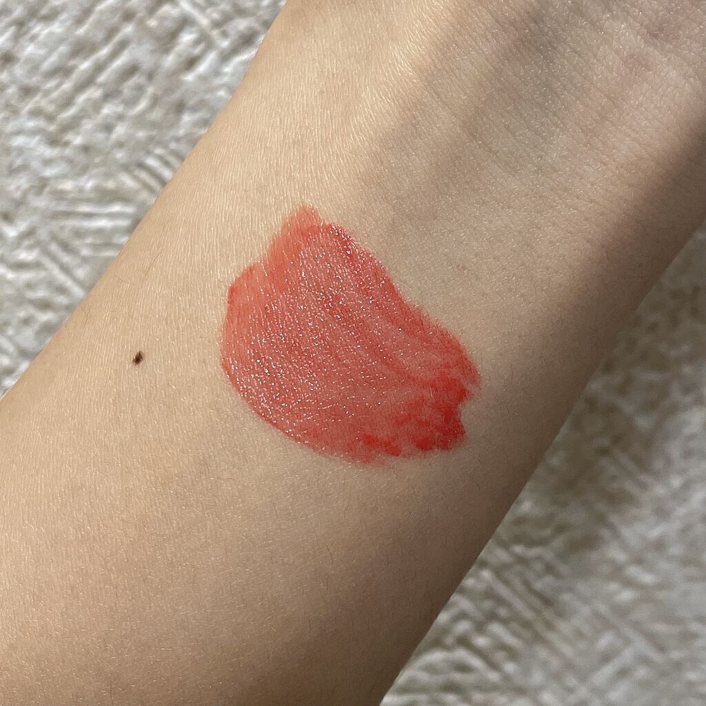 ルージュ ピュールクチュール ヴェルニ ウォーターステイン 609 サブマージド コーラル/YVES SAINT LAURENT BEAUTE/口紅を使ったクチコミ（2枚目）