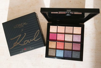 カール ラガーフェルド アイシャドウパレット/ロレアル パリ/アイシャドウパレットを使ったクチコミ(1枚目)