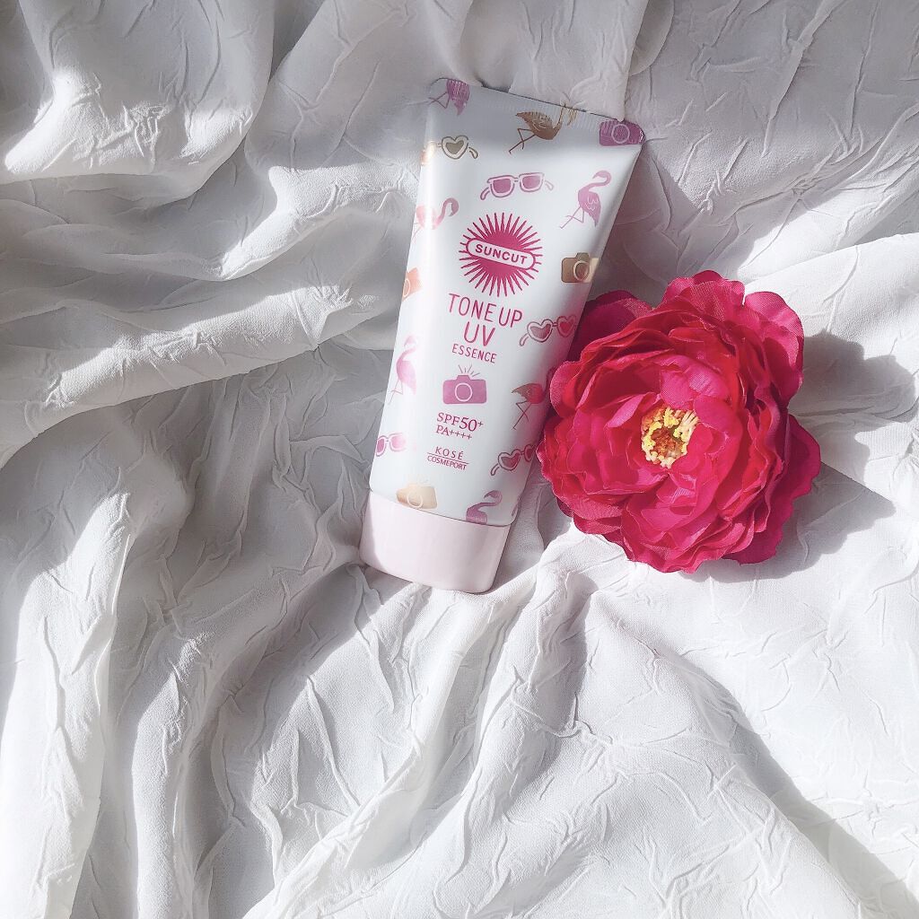トーンアップUV エッセンス/サンカット®/日焼け止めローションを使ったクチコミ（3枚目）