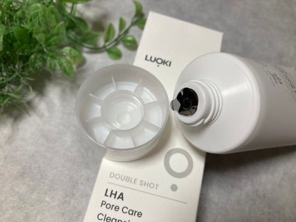 ダブルショットLHA毛穴ケアクレンジングフォーム /LUOKI/クレンジングクリームを使ったクチコミ(2枚目)