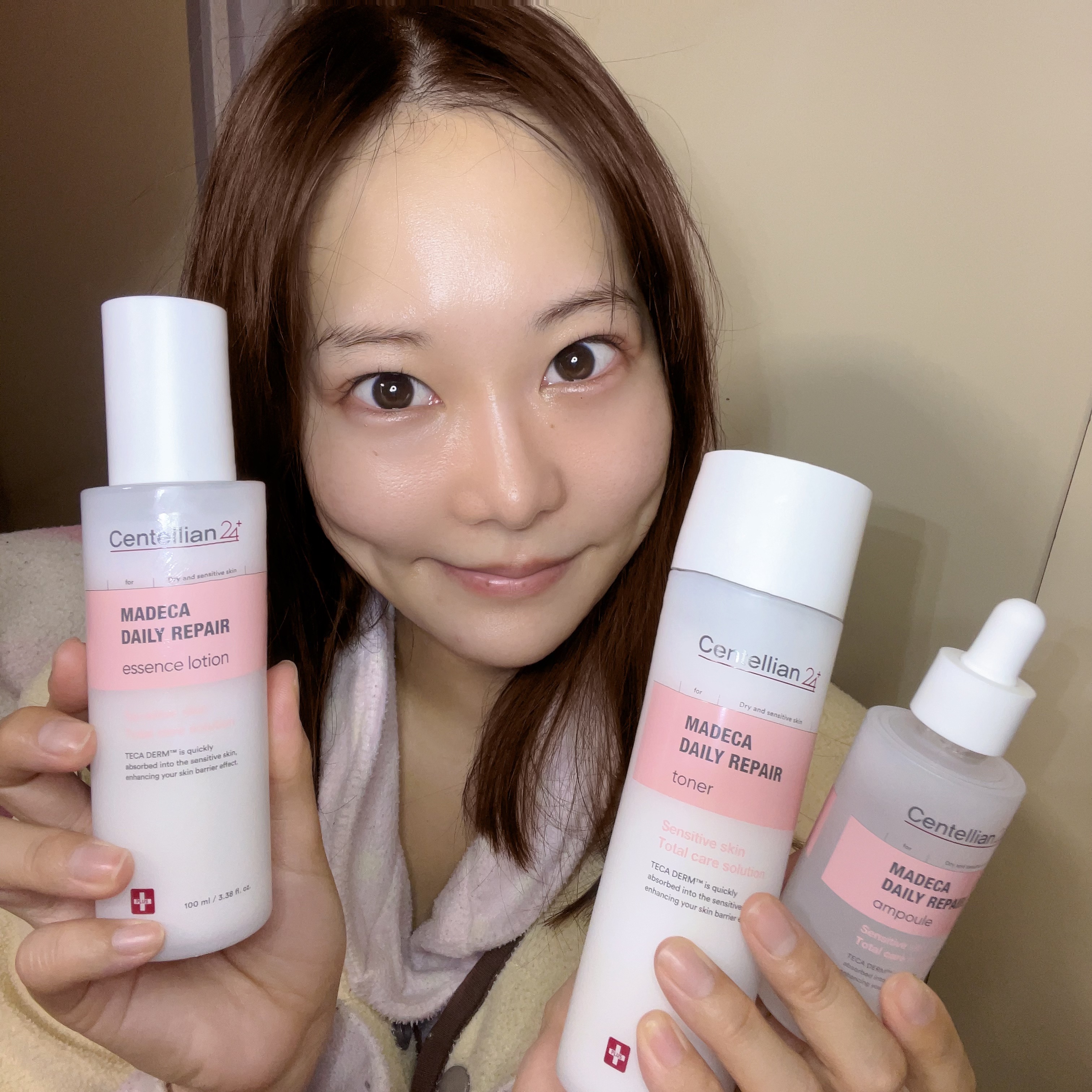 マデカデイリーリペアアンプル/センテリアン24/美容液を使ったクチコミ（3枚目）
