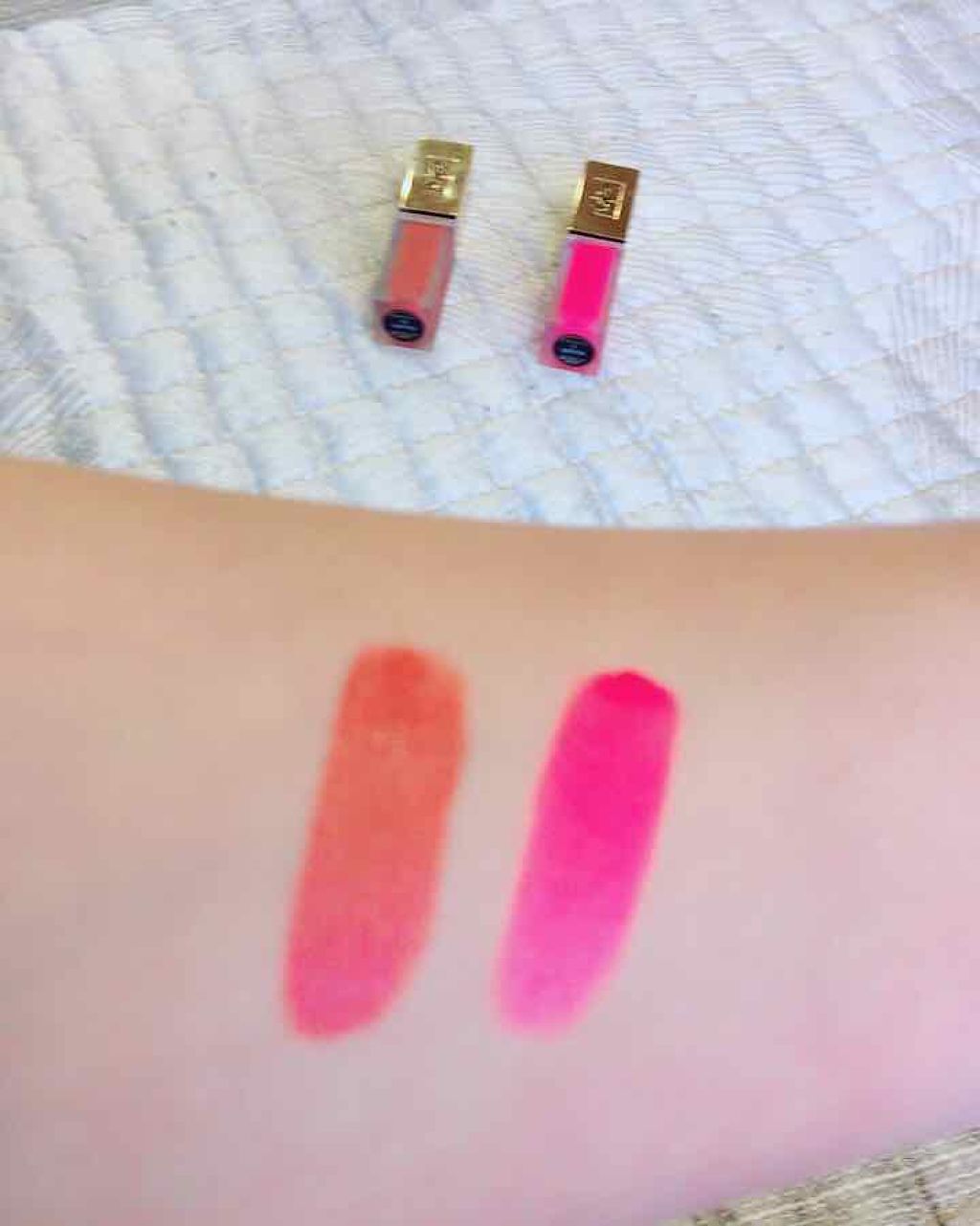 ルージュ ピュールクチュール ヴェルニ/YVES SAINT LAURENT BEAUTE/口紅を使ったクチコミ(2枚目)