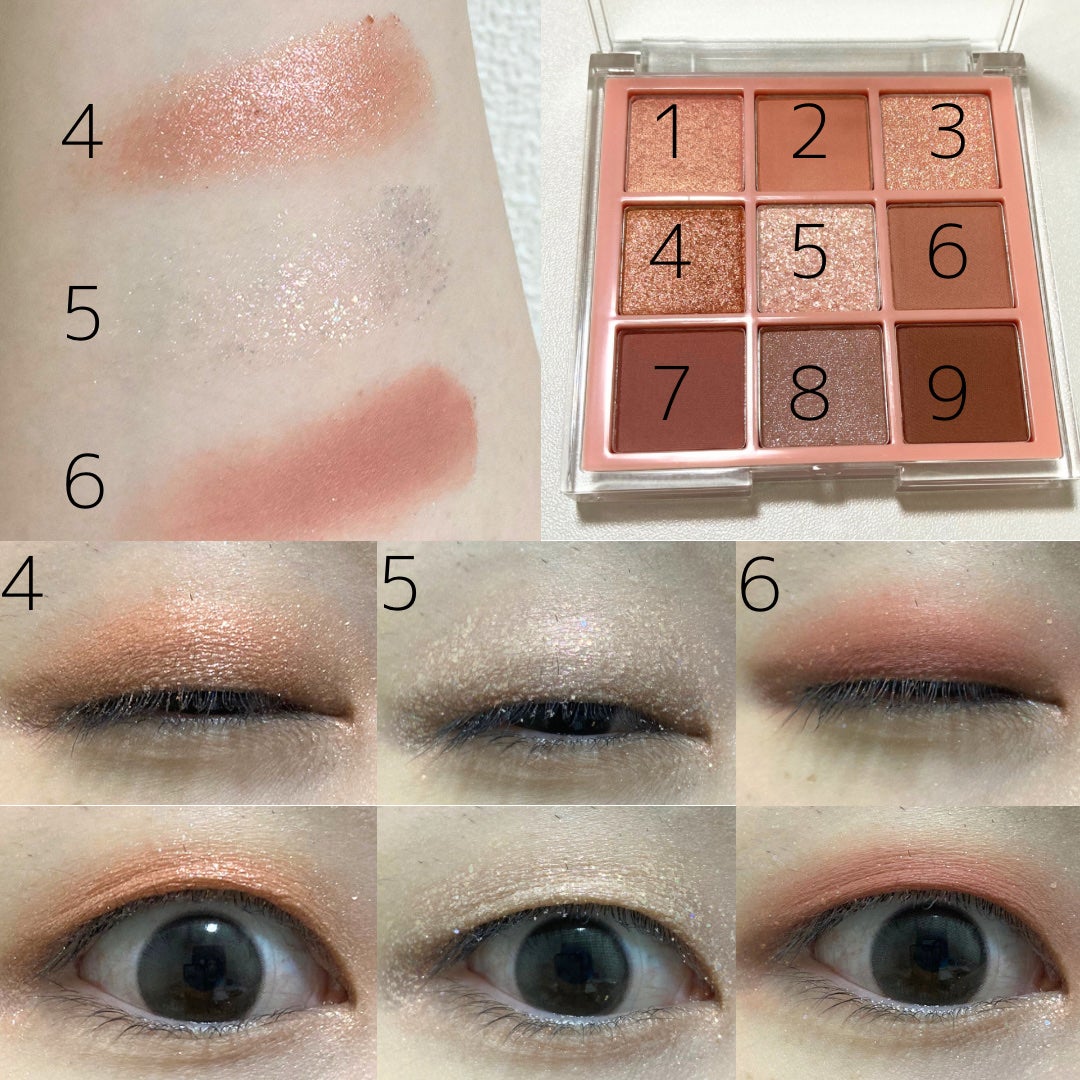 KEYBO FALL IN LOVE SHADOW PALETTE/keybo/アイシャドウパレットを使ったクチコミ(5枚目)