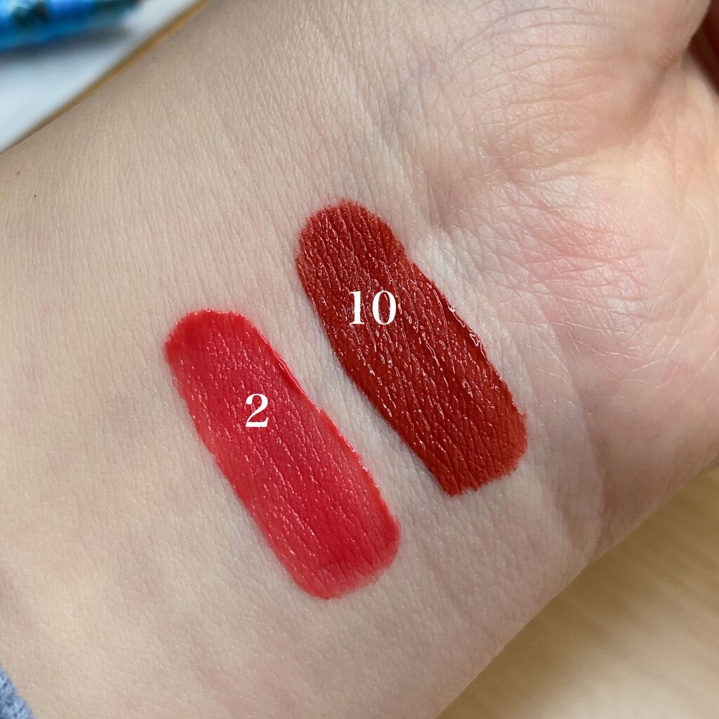 ビビッドコットン インクティント/innisfree/口紅を使ったクチコミ(2枚目)