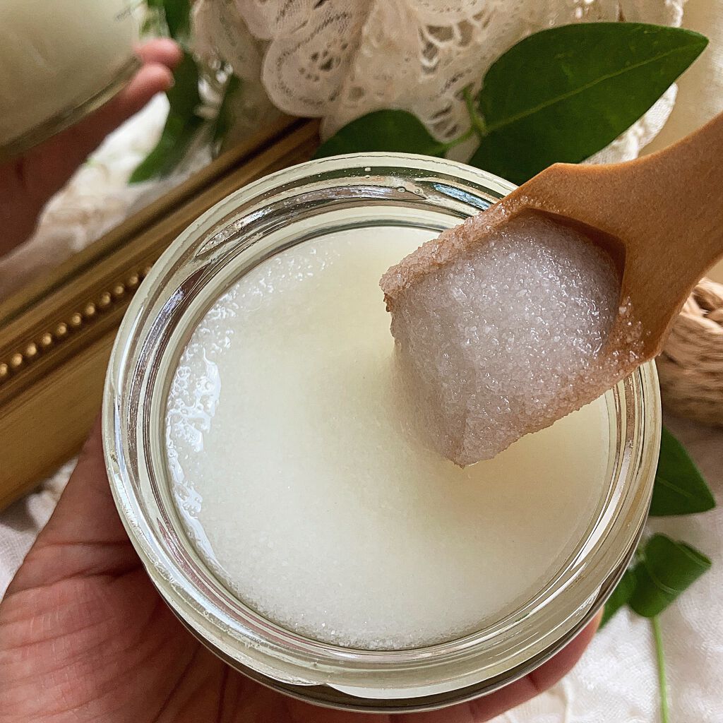 ボディスクラブ グリーン・ローズ 600g(FLORAL BLOOMING Limited Collection)/SABON/ボディスクラブを使ったクチコミ（3枚目）