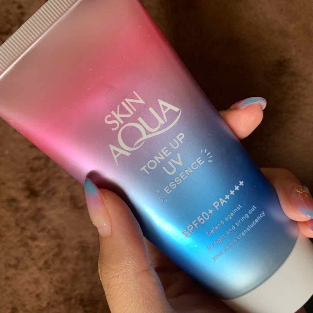 スキンアクア トーンアップUVエッセンス/スキンアクア/日焼け止めクリームを使ったクチコミ（1枚目）