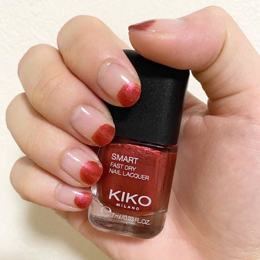 SMART FAST DRY NAIL LAQUER/KIKO/マニキュアを使ったクチコミ（1枚目）