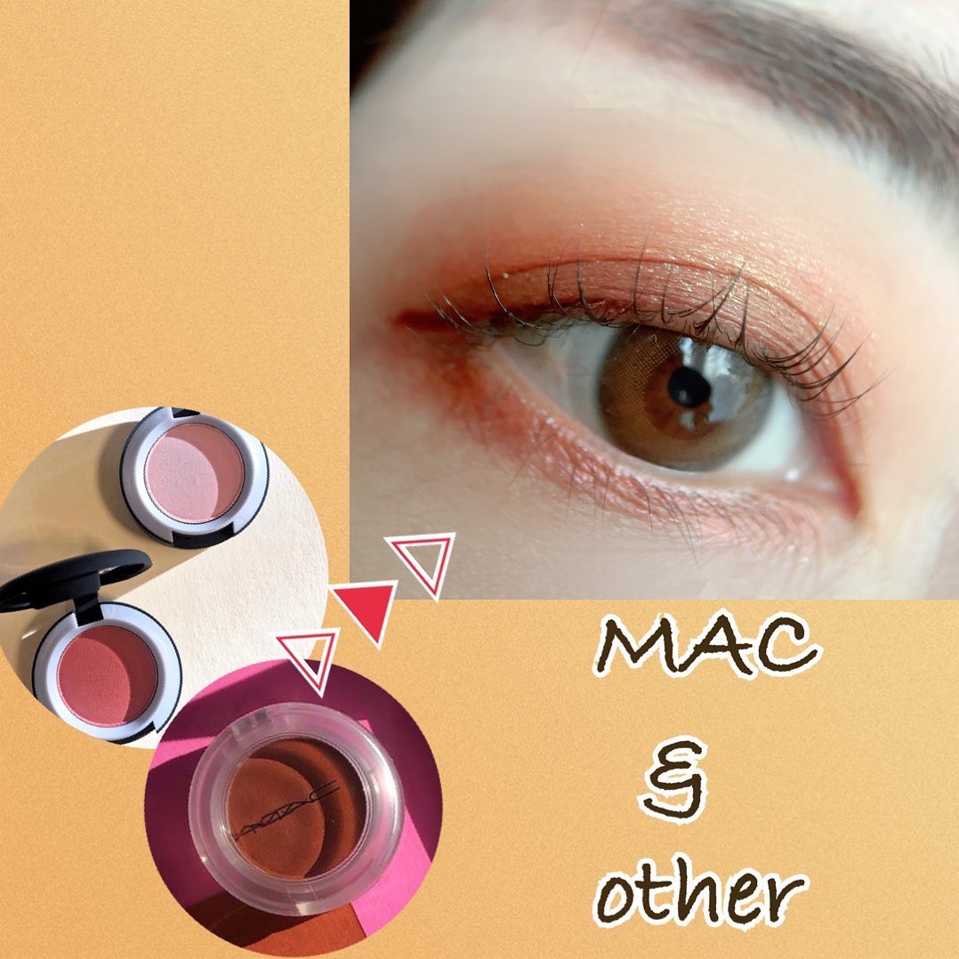 スモール アイシャドウ ブージー ベイブ(限定)/M・A・C/単色アイシャドウを使ったクチコミ（1枚目）