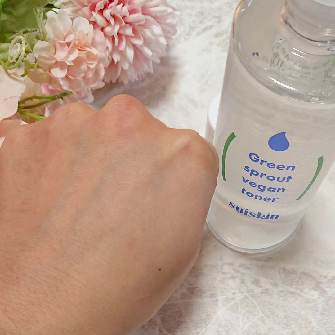 Green sprout vegan toner/suiskin/化粧水を使ったクチコミ(4枚目)