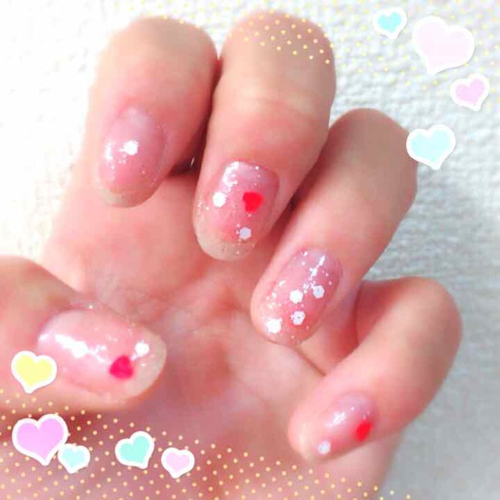 カラフルネイルズ ブラックトップコート/キャンメイク/ネイルトップコートを使ったクチコミ（3枚目）