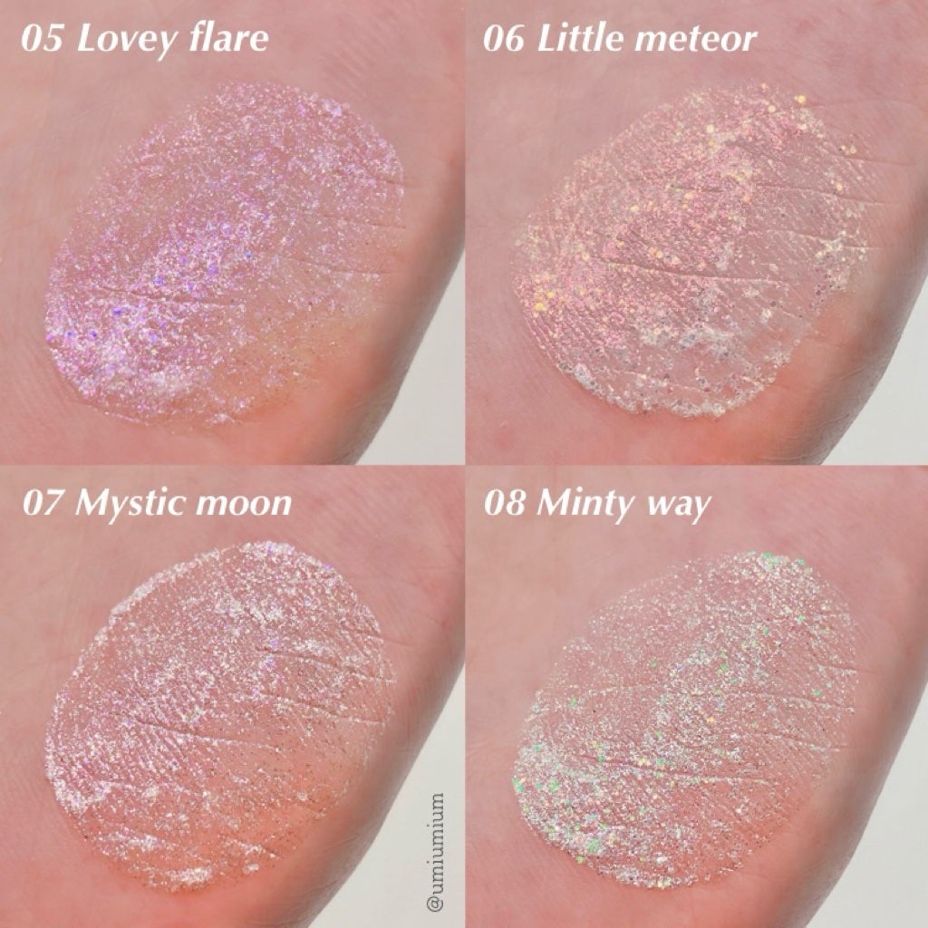 リキッド グリッター シャドウ/rom&nd/グリッターを使ったクチコミ(4枚目)