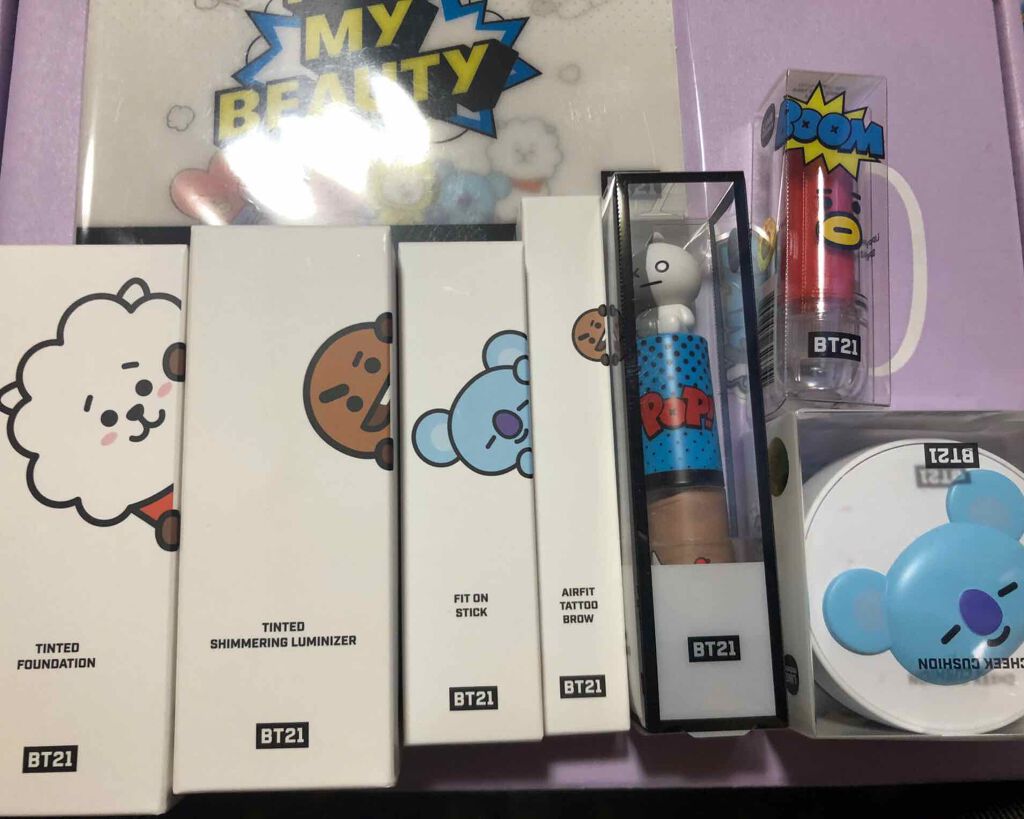 BT21 × VT Cosmetic ティンテッド ファンデーション/VT/リキッドファンデーションを使ったクチコミ(1枚目)