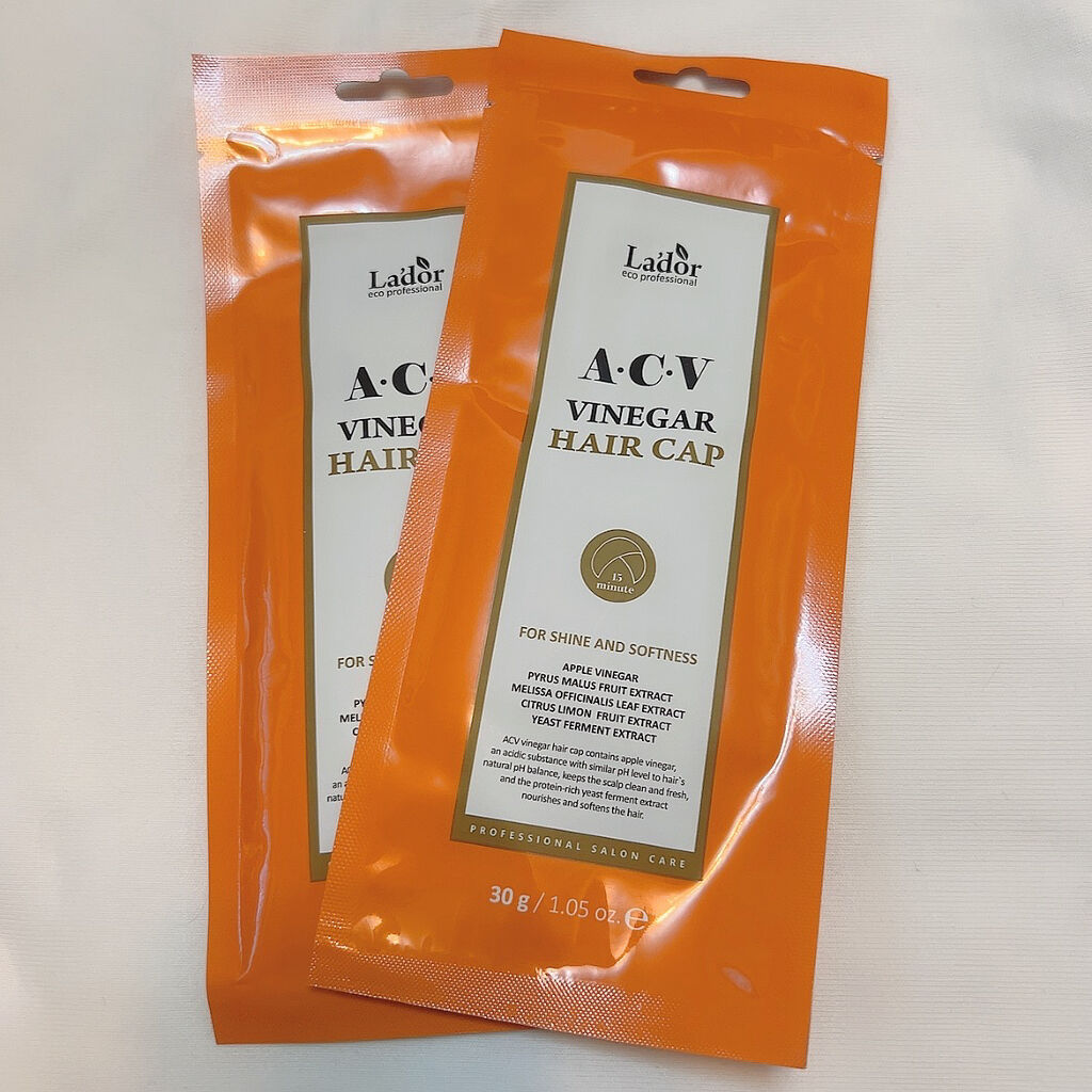 ACV VINEGAR HAIR CAP /La'dor/アウトバストリートメントを使ったクチコミ（1枚目）