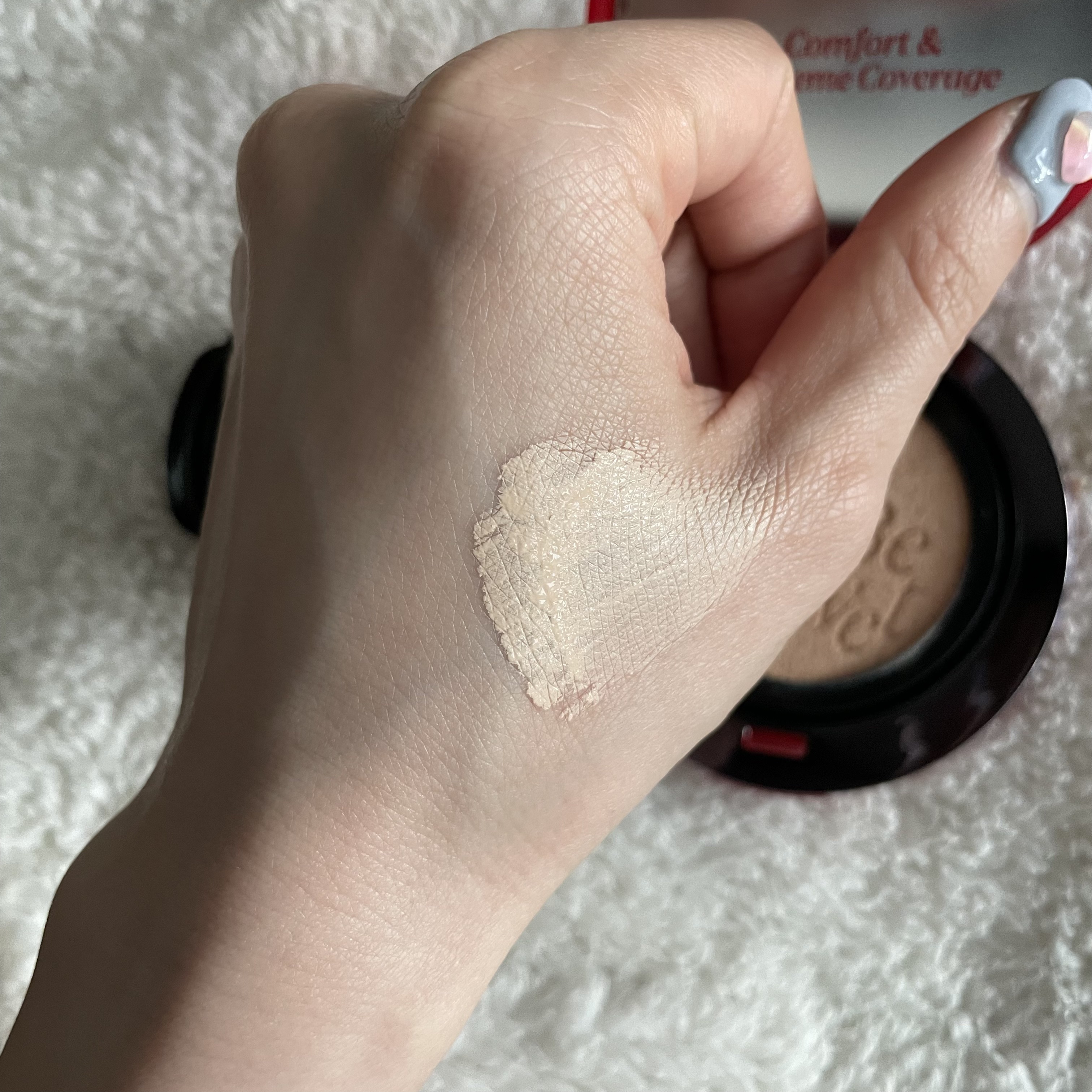 ビーベルベットカバークッション/espoir/クッションファンデーションを使ったクチコミ（3枚目）