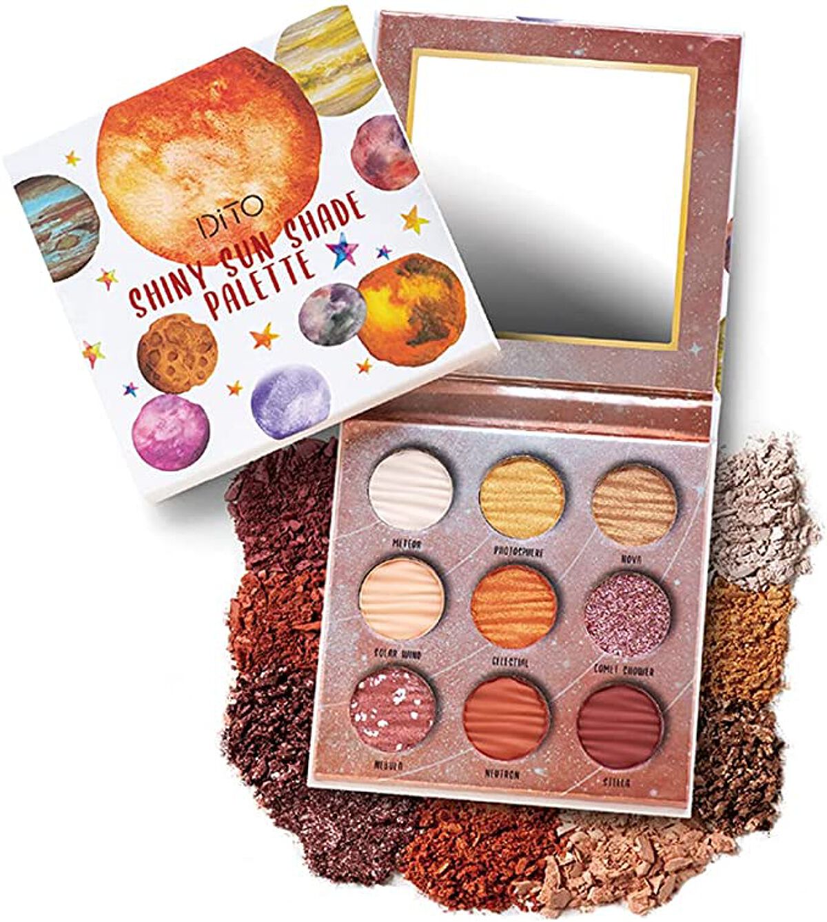 ギャラクシー9色アイシャドウパレット サン SUN