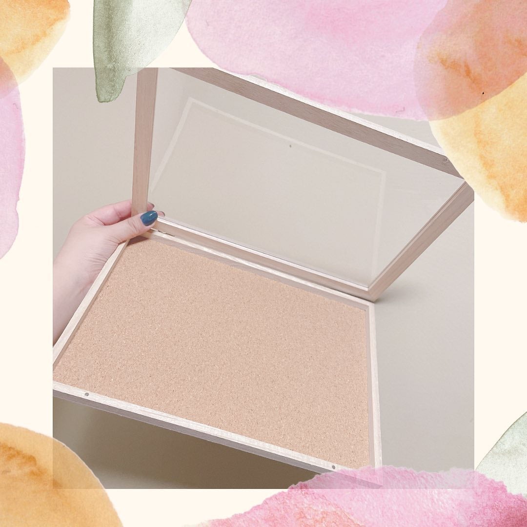 ウッドボックス(A4サイズ マグネット付、クリア蓋付)/DAISO/その他を使ったクチコミ(3枚目)