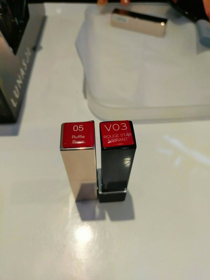 プランプメロウリップス 05 Ruffle Rose/LUNASOL/口紅を使ったクチコミ(1枚目)