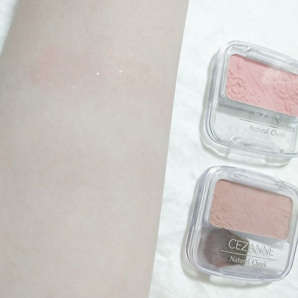 ナチュラル チークN/CEZANNE/パウダーチークを使ったクチコミ(2枚目)