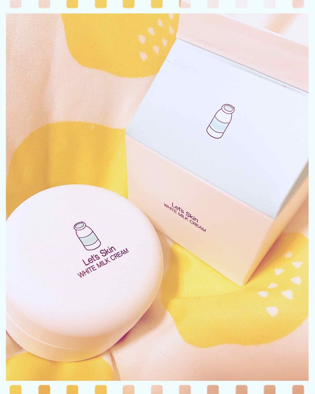 WHITE MILK CREAM/3CE/フェイスクリームを使ったクチコミ(2枚目)