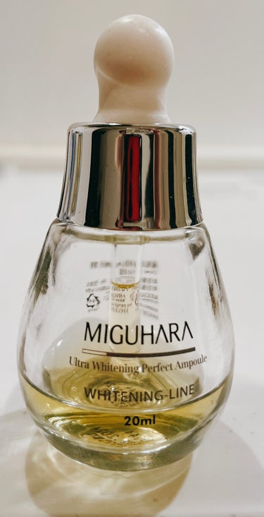 MIGUHARA  Ultra Whitening Perfect Ampoule


大好きで毎回リピートする美容液です♪

★9 ！！！笑



少量なのに、肌に浸透していく感じもあるし
保湿力高い