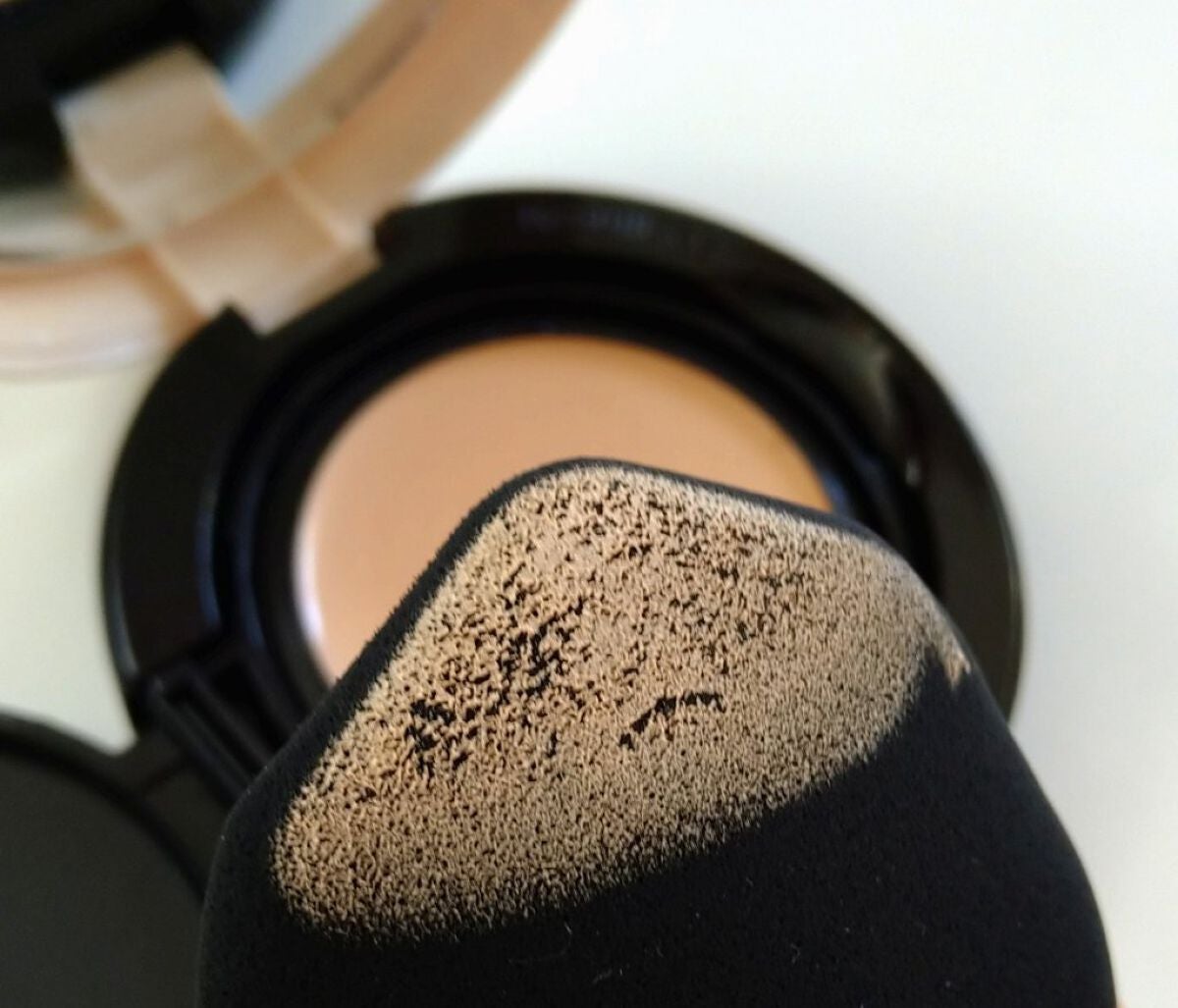 ドラマティッククッションジェリー/マキアージュ/クッションファンデーションを使ったクチコミ(2枚目)