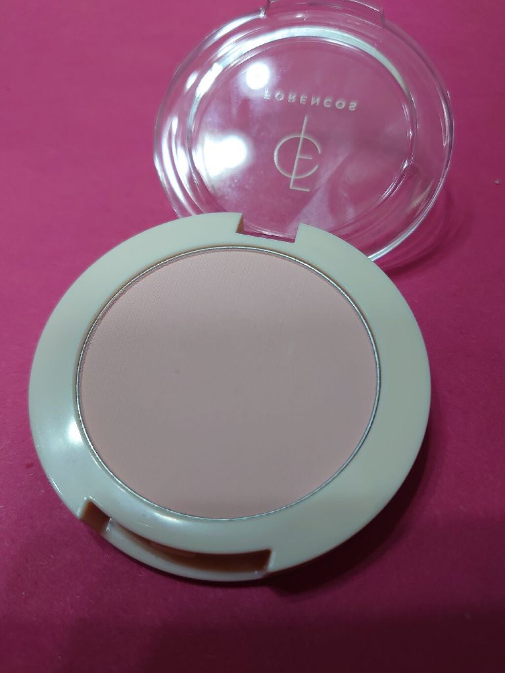 ベアブラッシャー パフ付き/フォレンコス/パウダーチークを使ったクチコミ(2枚目)