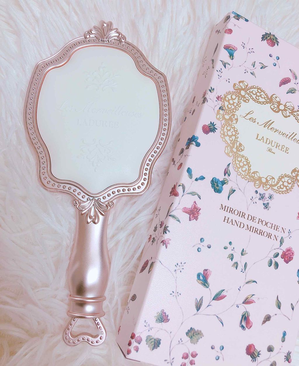ハンド ミラー N/レ・メルヴェイユーズ ラデュレ/その他化粧小物を使ったクチコミ（1枚目）