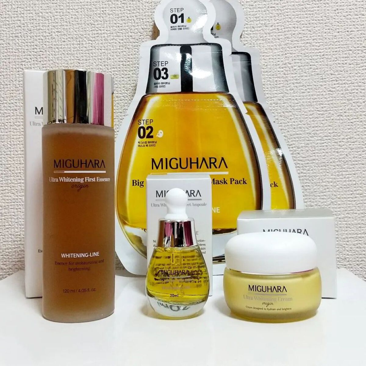 Big3 Step Whitening Mask Pack/MIGUHARA/シートマスク・パックを使ったクチコミ（1枚目）
