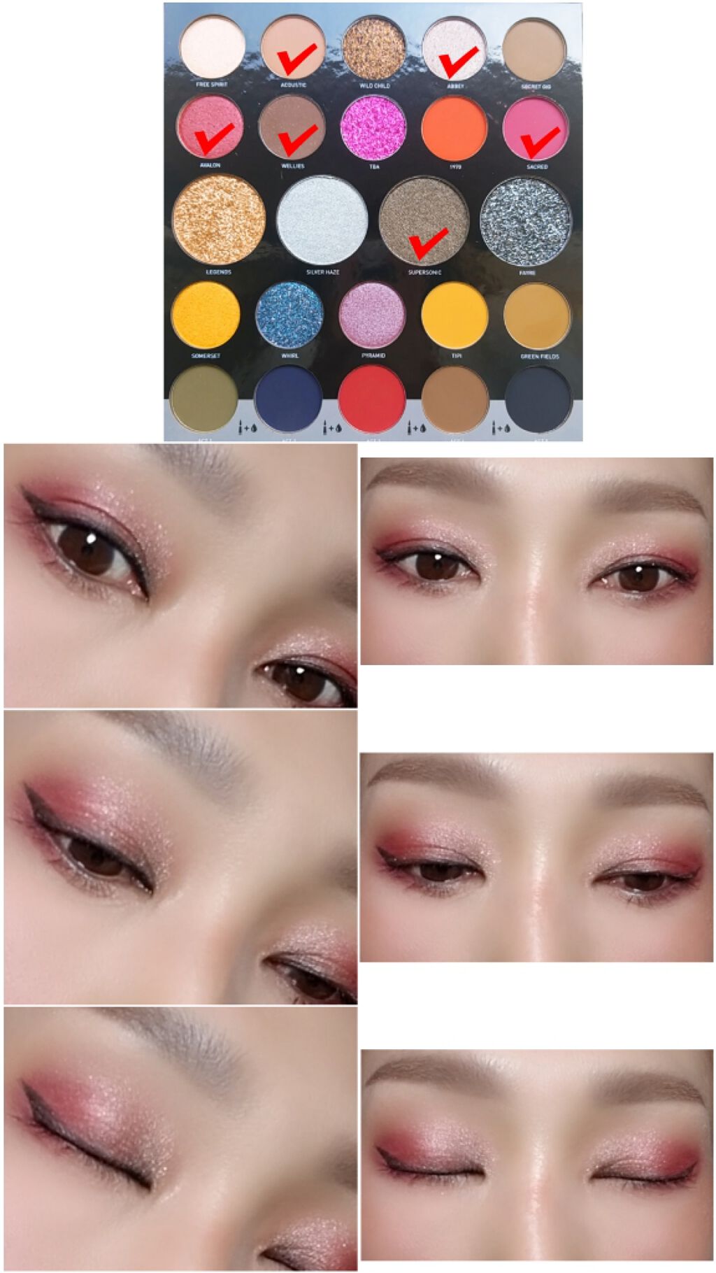24M / MAIN EVENT 【24 SHADES THAT TOP THE CHARTS】/Morphe/アイシャドウパレットを使ったクチコミ(3枚目)