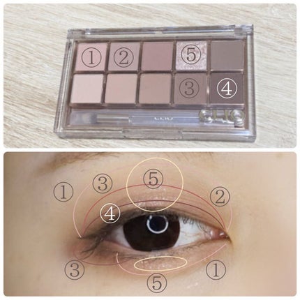 プロ アイ パレット/CLIO/アイシャドウパレットを使ったクチコミ(5枚目)