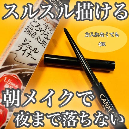クリーミータッチライナー/キャンメイク/ジェルアイライナーを使ったクチコミ(1枚目)