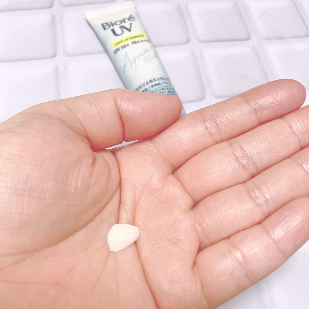 ビオレUV アクアリッチ アクアプロテクトローション(水層パック)/ビオレ/日焼け止めローションを使ったクチコミ（3枚目）